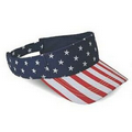 Pro Style Twill USA Flag Visor